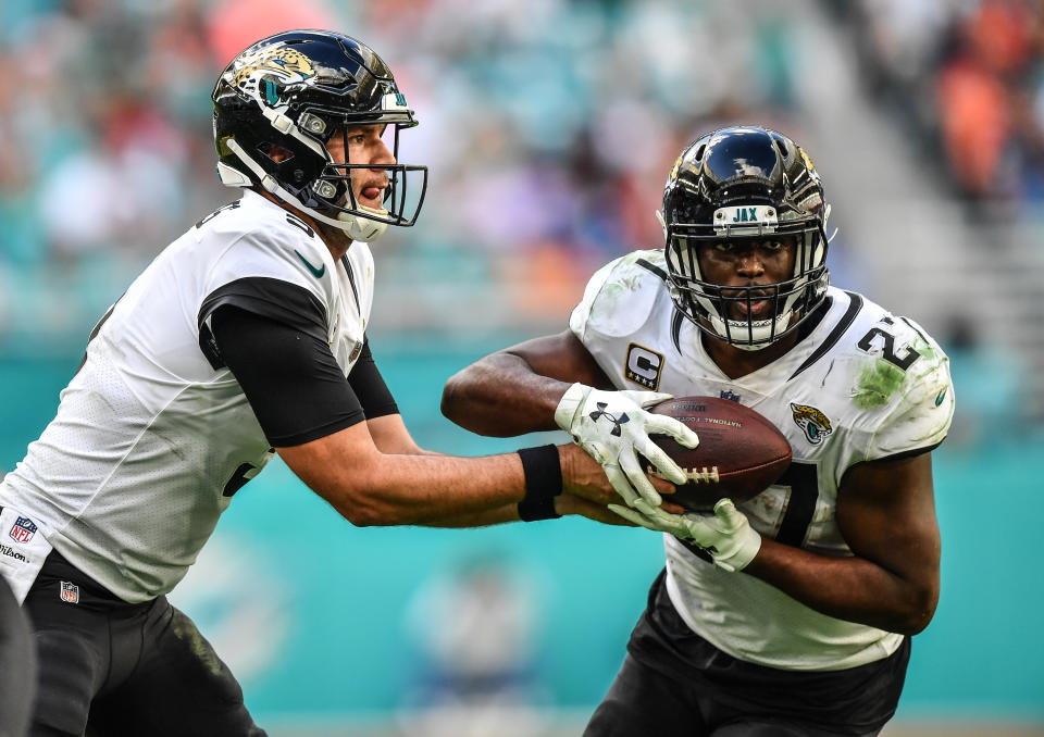 Leonard Fournette had a joke about old teammate Blake Bortles. (Getty Images)