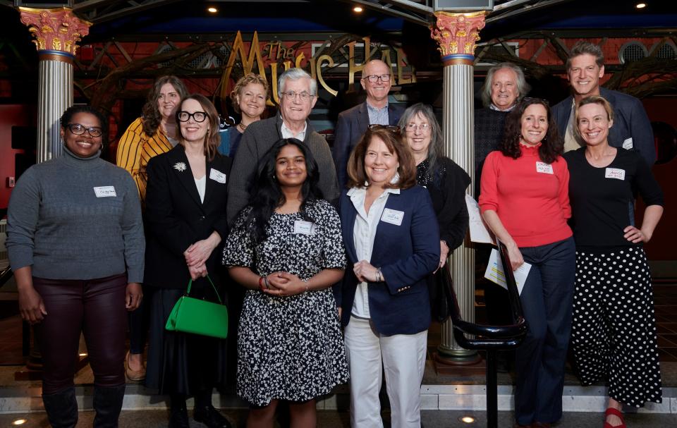 On Tuesday, April 18, 2023  co-producers Anna Goldsmith and Kaarin Milne shared a mic to welcome the 2023 TEDxPortsmouth speakers, sponsors, and team members for this year’s speaker/sponsor appreciation party.