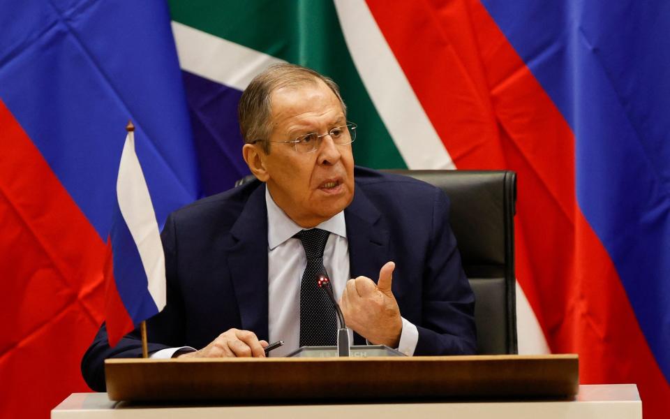 Sergey Lavrov, Russian foreign minister, recently used his third African visit in recent months to offer help to states battling armed groups - Phill Magaoke/AFP/Getty
