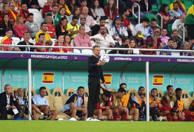 Spain boss Luis Enrique 