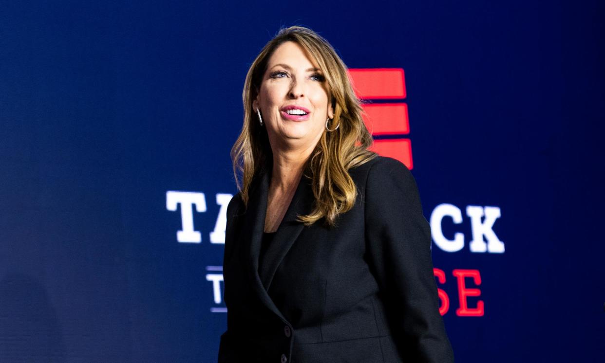 <span>Ronna McDaniel on midterms election night in November 2022.</span><span>Photograph: Tom Williams/CQ-Roll Call/Getty Images</span>