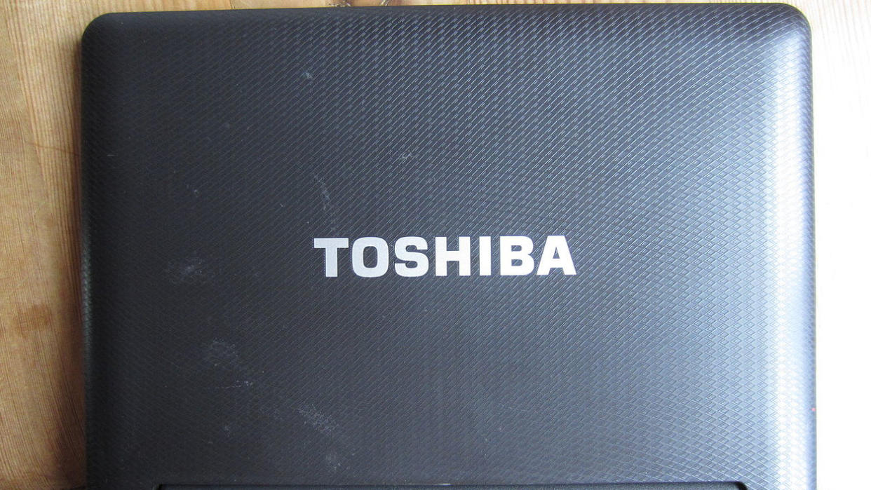  A Toshiba Laptop. 