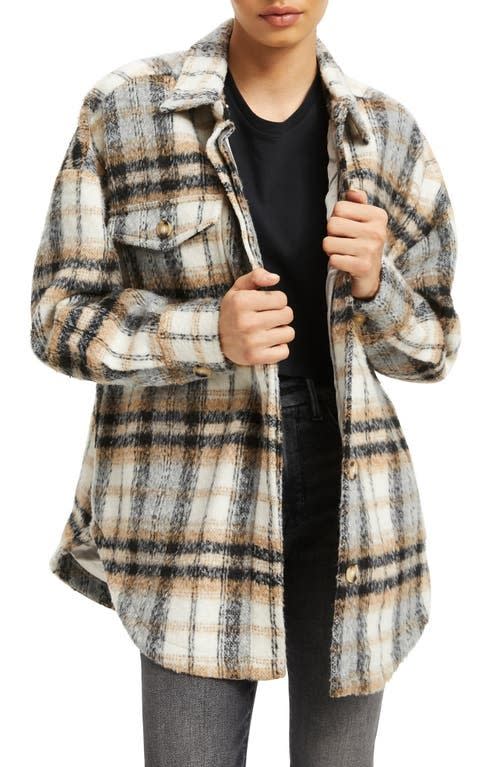 Good American Plaid Shacket