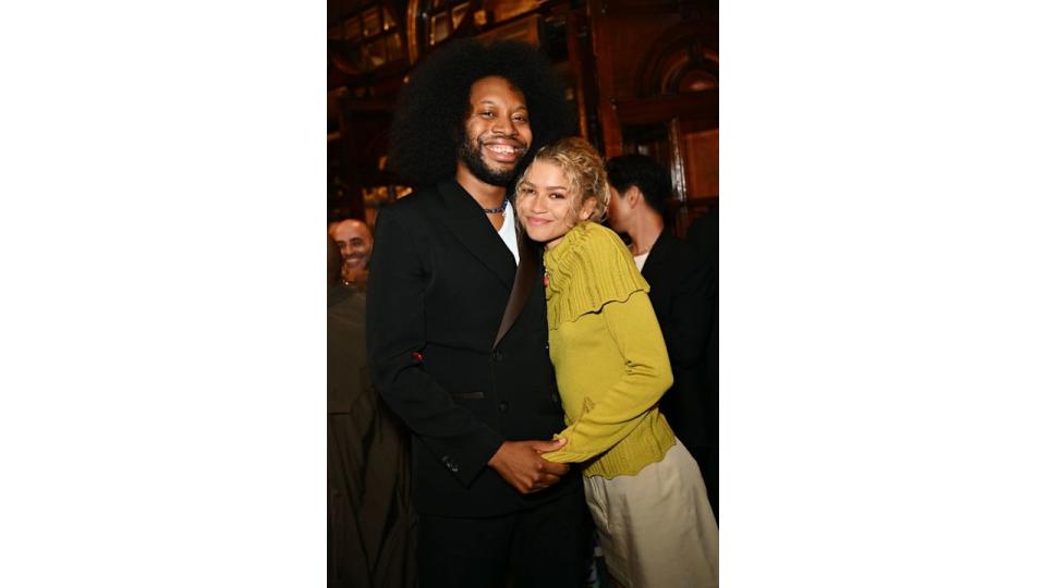 She posed with playwright Jeremy O. Harris