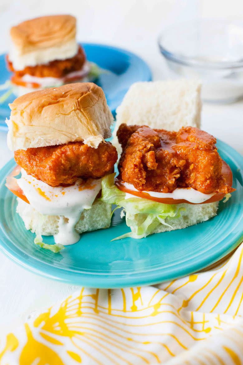 Buffalo Chicken Sliders