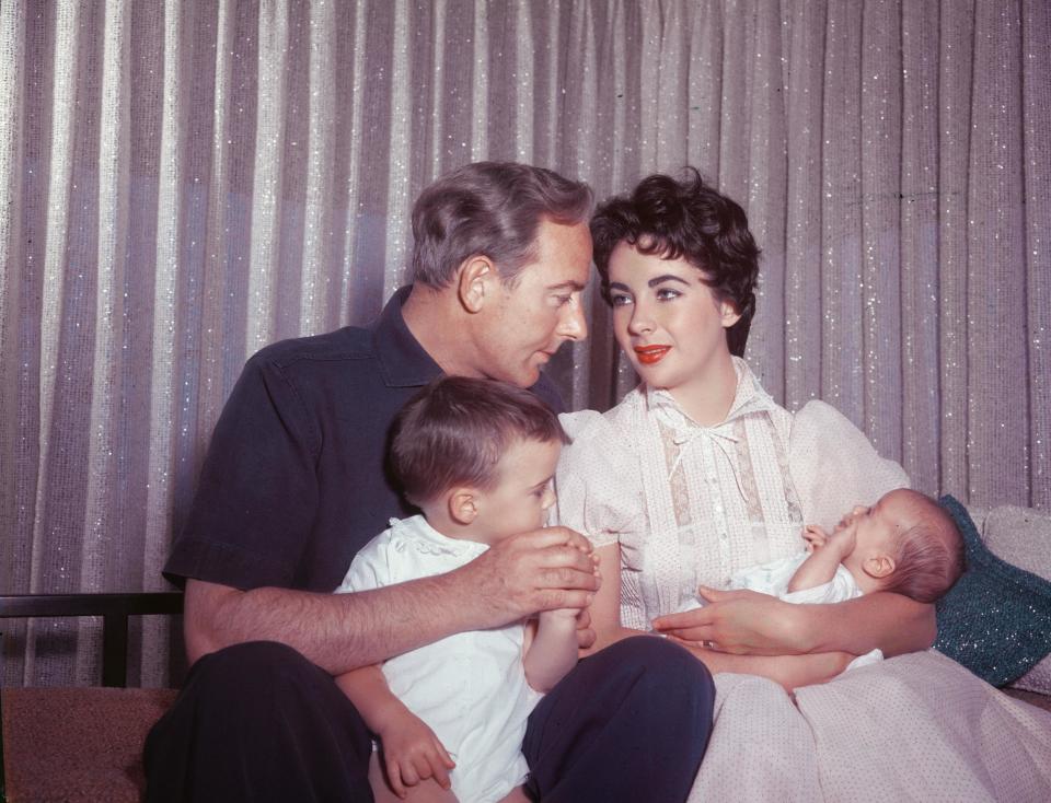 Elizabeth Taylor and Michael Wilding (Getty Images)