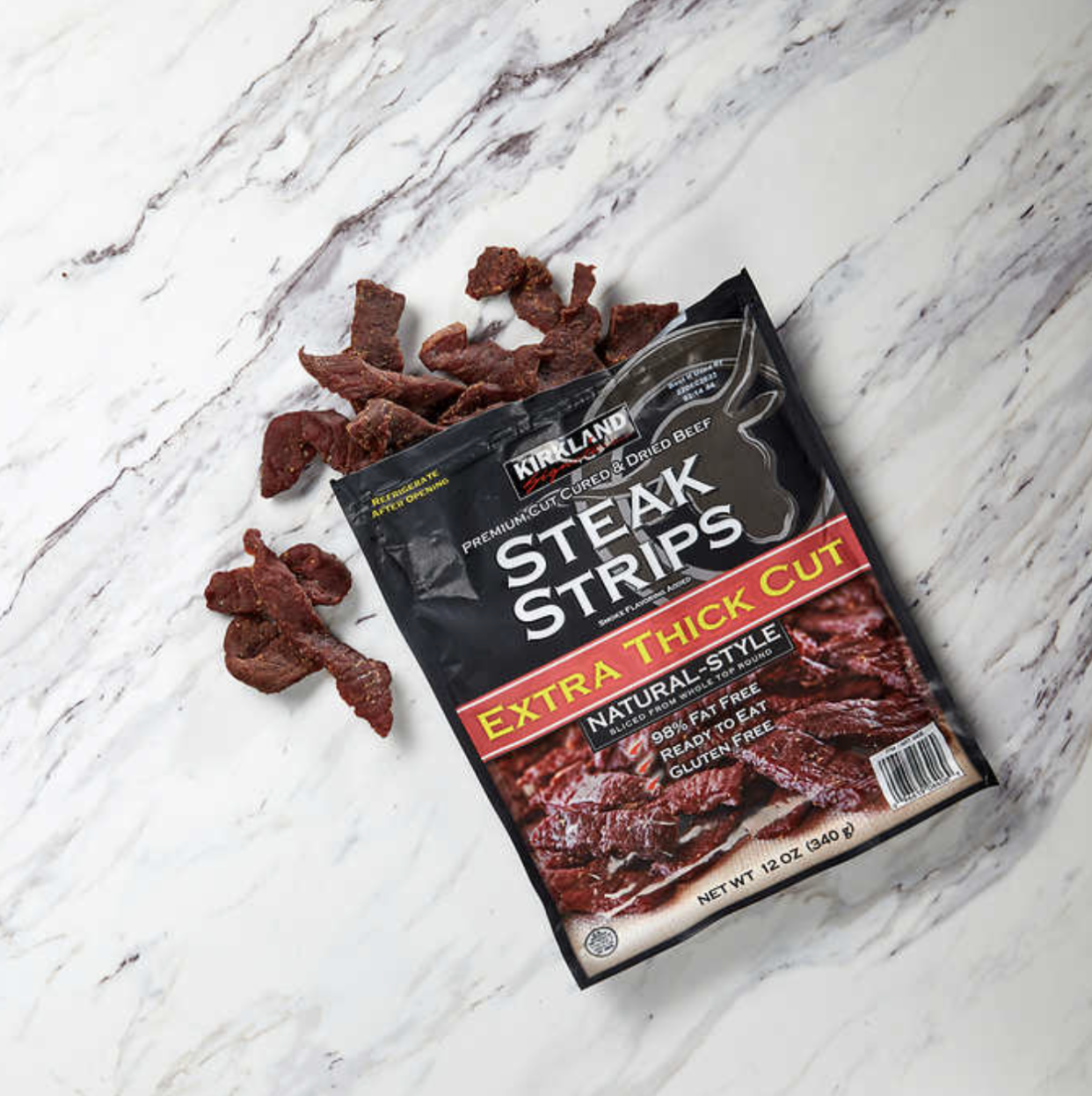 Kirkland Signature Premium Extra Thick Steak Strips