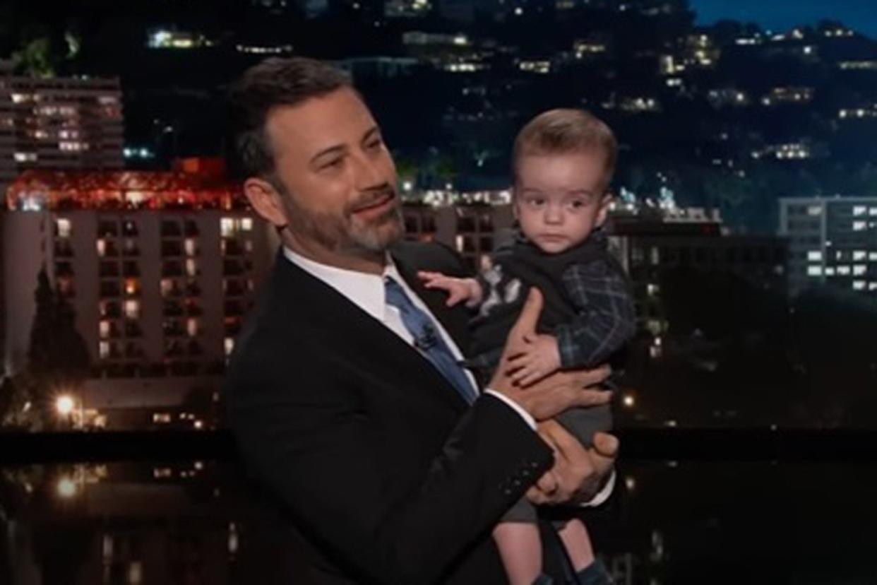 Emotional: Jimmy Kimmel makes his return with baby Billy: Jimmy Kimmel Live/YouTube