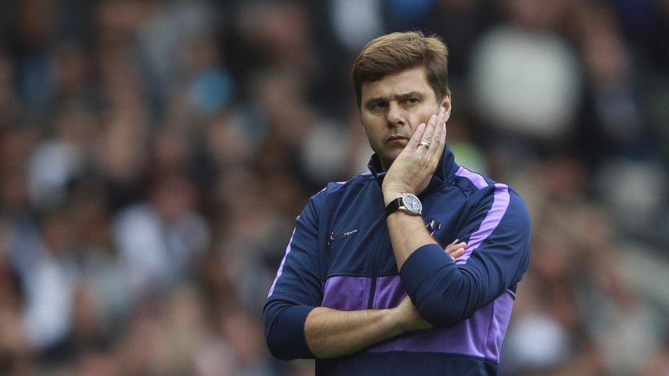 Mauricio Pochettino seems like a logical choice to take over Manchester United should Ole Gunnar Solskjaer lose his job. (AP)