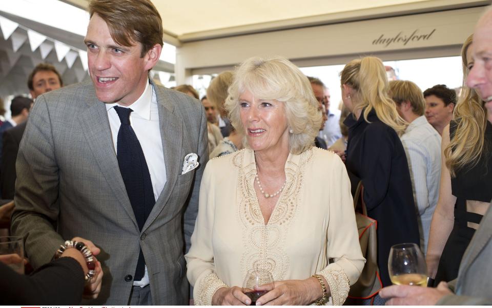 Ben Elliot with his aunt, the Duchess of Cornwall 