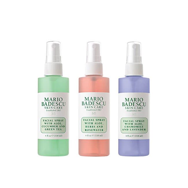 Mario Badescu Spritz Mist and Glow Facial Spray Collection, 3 Piece Set