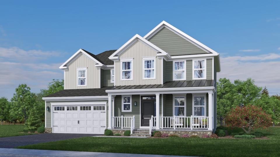 One of the housing designs for the Heritage at Manalapan, a 63 single-family home subdivision.