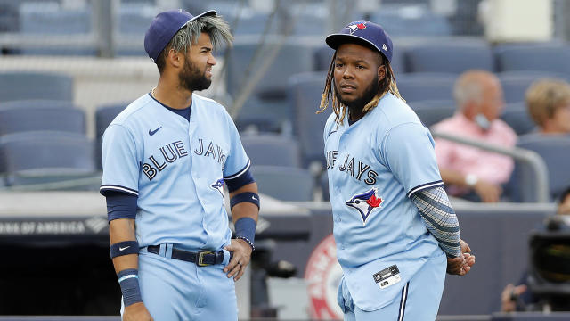 An image of Jordan Romano of the Toronto Blue Jays is visible on the  News Photo - Getty Images