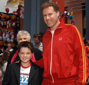 Josh Hutcherson and Will Ferrell at the Universal City premiere of Universal Pictures' Kicking & Screaming