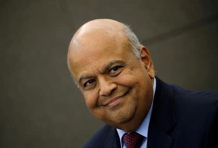 South African Finance Minister Pravin Gordhan attends a media briefing in Johannesburg, South Africa, March 14, 2016. REUTERS/Siphiwe Sibeko/Files