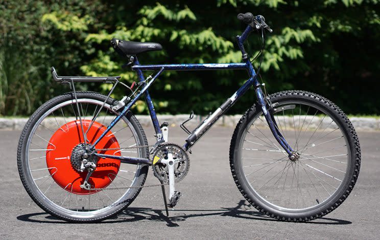 The Copenhagen Wheel turns any old bike (or new one) into an e-bike.