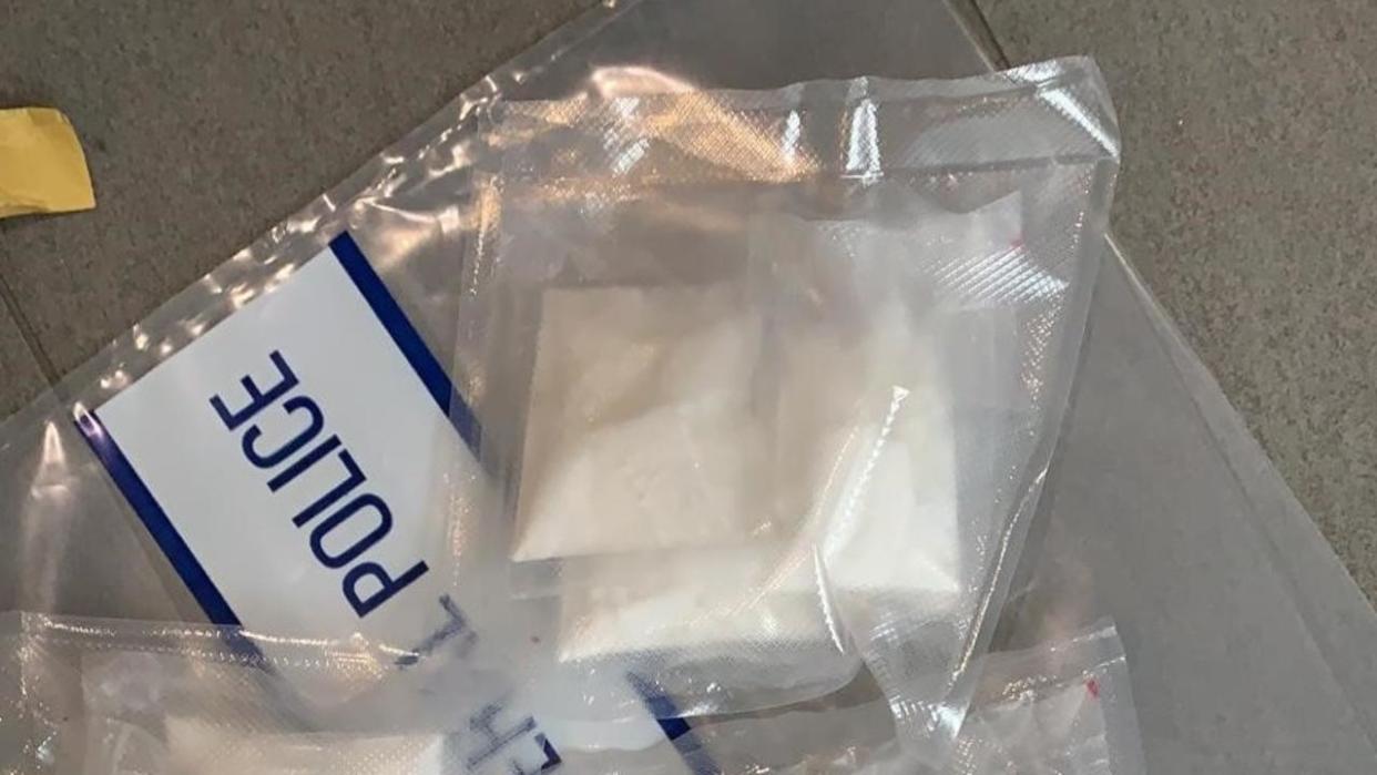 AFP images showing cocaine allegedly sent through mail