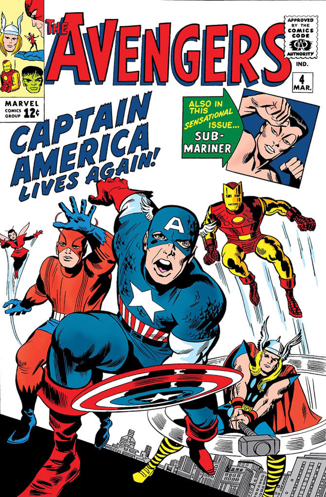 <b>The Gang's Mostly Here</b><br>There have been more than 500 "Avengers" comic books since Jack Kirby and Stan Lee debuted their answer to DC's "Justice League" back in 1963. Issue No. 1 included a team comprised of Thor, the Hulk, Iron Man, and two characters who don't appear in the film, Ant-Man and Wasp. Whedon's original script included the female superhero known as the Wasp, but when that didn't work he included Scarlett Johansson's character, the Black Widow, instead. Though Ant-Man doesn't get to assemble with the rest of the crew, a standalone project helmed by <a href="http://movies.yahoo.com/person/edgar-wright/" data-ylk="slk:Edgar Wright;elm:context_link;itc:0;sec:content-canvas" class="link ">Edgar Wright </a>("Hot Fuzz" 2007) is slated to be released in 2014. Captain America, who does appear in the film, didn't show up till the fourth issue of the comic book series, when he was thawed from a block of arctic ice.