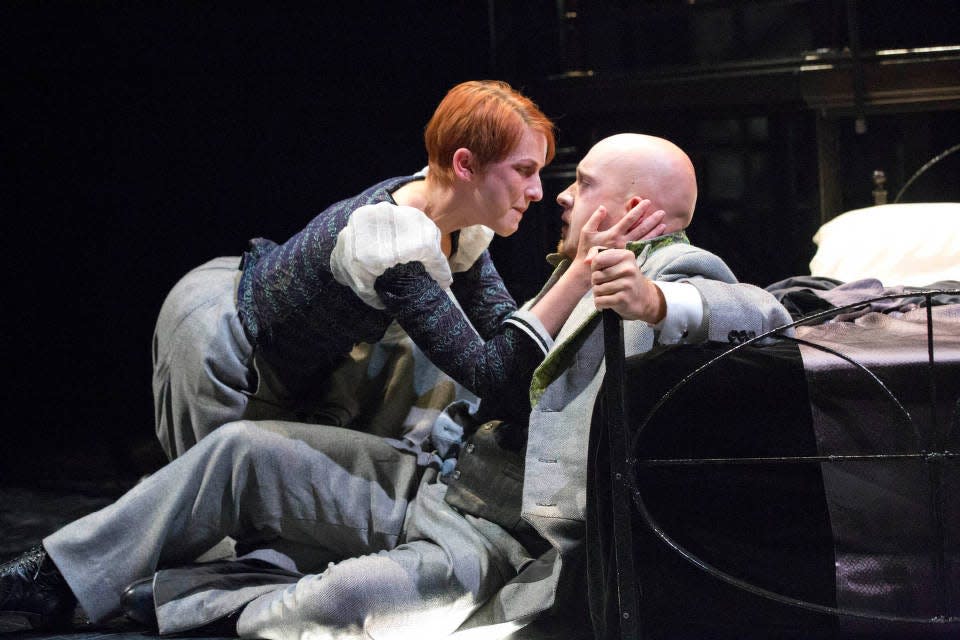 Cora Vander Broek (left) performed in "Dr. Jekyll and Mr. Hyde" at Indiana Repertory Theatre in 2012.