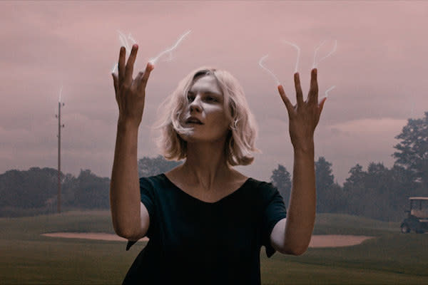 Kirsten Dunst harnessing the power of lightning