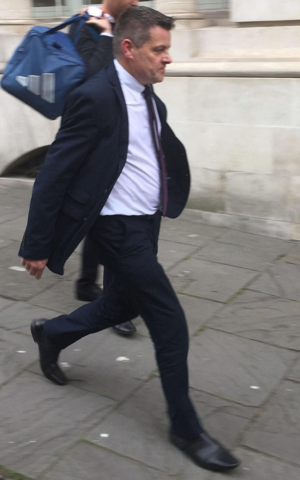 Kevin Adams leaving Bristol Crown Court of killing after being convicted of the manslaughter  - Credit: Rod Minchin/PA