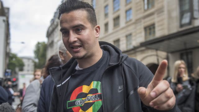 Paul Menacer, Grenfell resident and survivor, after the first preliminary hearing in the Grenfell Tower public inquiry