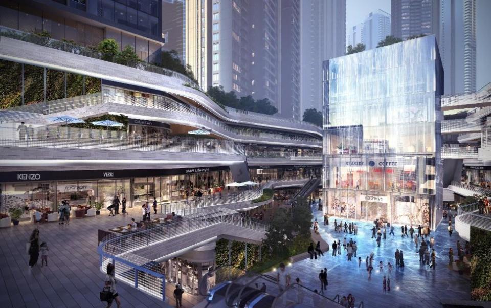 香港到中洲灣C Future City，只需要在福田口岸坐車，大約10分鐘就能到達。（圖片來源：中洲灣Teamlab官網)