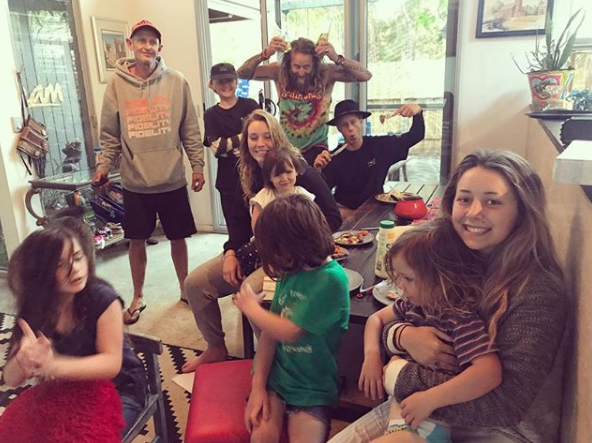 Between them, the couple have six children. Photo: Instagram