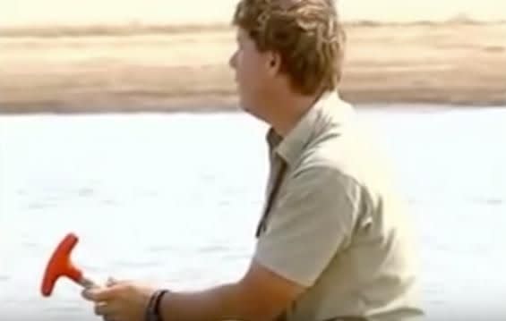 Irwin made sure to keep as much distance as possible as he encountered them in Zambia many years ago. Source: YouTube