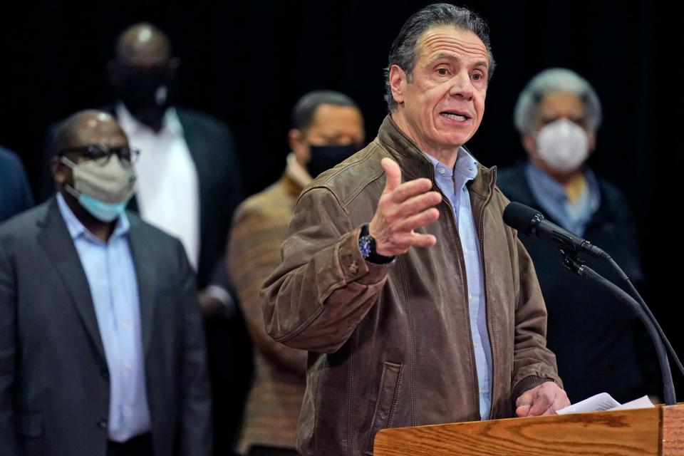 New York Gov. Andrew Cuomo denies accusations of sexual harassment.