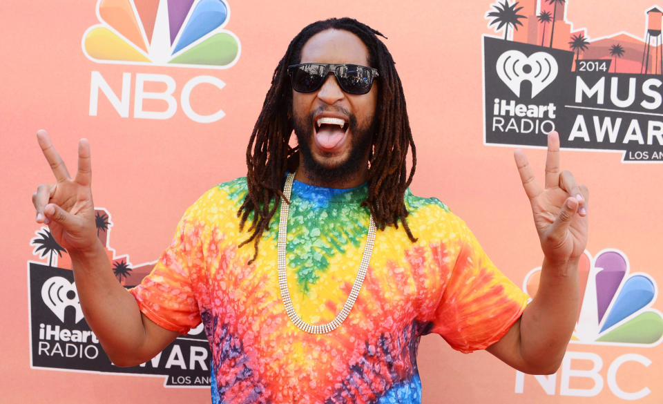 Lil Jon arrives at the iHeartRadio Music Awards at the Shrine Auditorium on Thursday, May 1, 2014, in Los Angeles. (Photo by Jordan Strauss/Invision/AP)