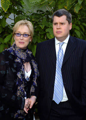 Meryl Streep and author Daniel Handler at the Hollywood premiere of Paramount Pictures' Lemony Snicket's A Series of Unfortunate Events