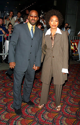 Courtney B. Vance and Angela Bassett at the New York premiere of Paramount's The Score