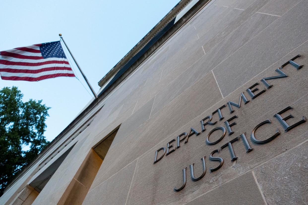 Department of Justice headquarters in Washington, D.C. 