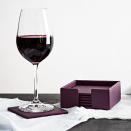 <p>You can match your coasters with the colour of a lovely glass of red wine, with this set from Brissi. These contemporary snakeskin coasters stylishly echo Pantone's Ultra Violet. </p><p><strong>BUY NOW:</strong> <a rel="nofollow noopener" href="https://www.brissi.com/purple-snake-coasters-set-6.html" target="_blank" data-ylk="slk:Purple Snake Coaster Set of 6, £29, Brissi;elm:context_link;itc:0;sec:content-canvas" class="link ">Purple Snake Coaster Set of 6, £29, Brissi</a></p>