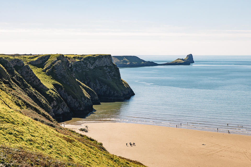 Walks don't get much better than on this Welsh beach (Getty Images)