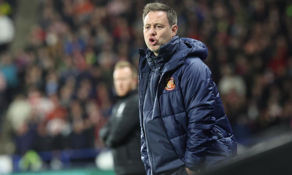 <span>Michael Beale struggled to win over Sunderland supporters during his short spell in charge.</span><span>Photograph: Ian Horrocks/Sunderland AFC/Getty Images</span>