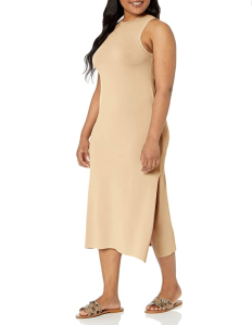 The Drop Women's Gabriela High Neck Maxi Sweater Dress