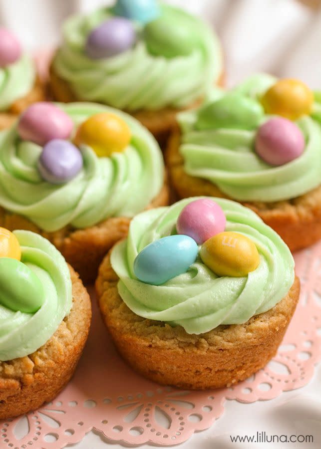 Easter Basket Cookie Cups