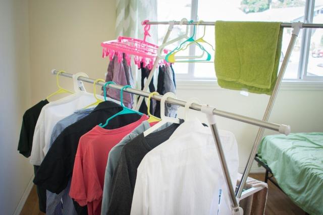 Find out where the best place is to dry clothes inside during cold
