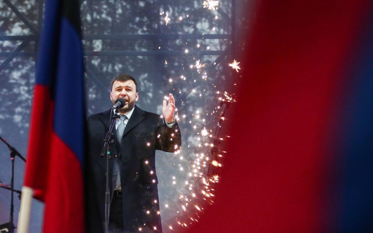 Denis Pushilin won 61 percent of the vote in an election condemned by the UK and other Western countries - TASS