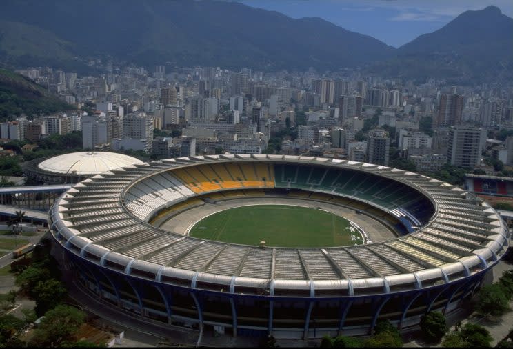 General view of the Maracana Stadium during the FIFA Club World Championship in Rio de Janeiro, Brazil. (Getty)