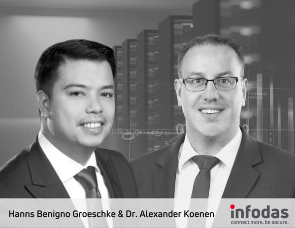 Dr. Alexander Koenen, Member of the Board &amp; Director Solutions and Hanns Benigno Groeschke, CC expert INFODAS