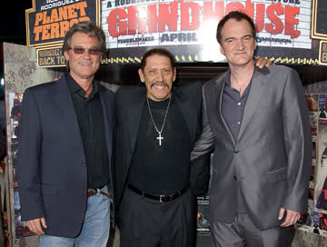 Kurt Russell , Danny Trejo and Quentin Tarantino , director, at the Los Angeles premiere of Dimension Films' Grindhouse