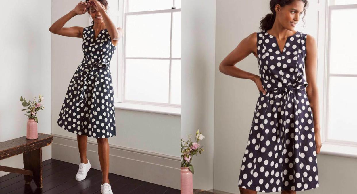 Snap up this flattering Boden summer dress before it sells out. (Boden)