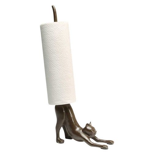 Yoga Cat Cast Iron Holder