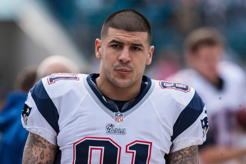 Aaron Hernandez. (AP)