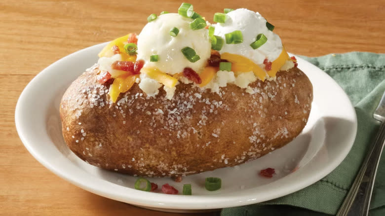 Cracker Barrel Loaded Baked Potato