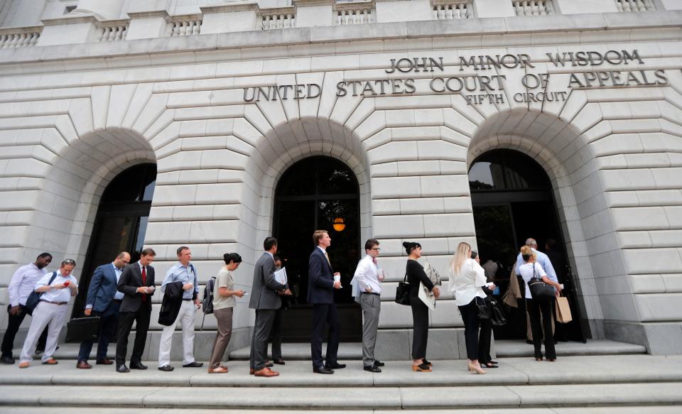 The 5th Circuit Court of Appeals building in New Orleans.