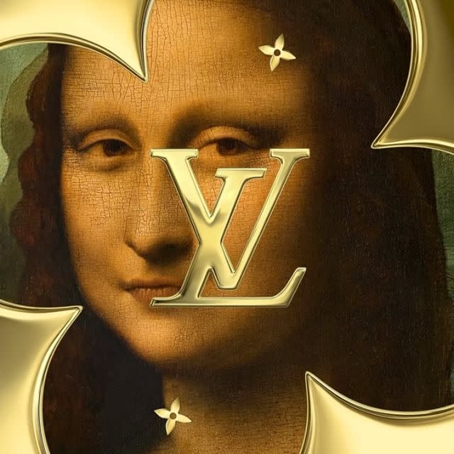 Sold at Auction: Louis Vuitton Da Vinci, Mona Lisa Purse